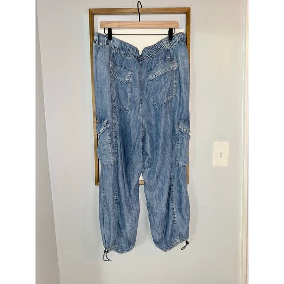 Lane Bryant the parachute chambray jogger pant size 18 - Picture 6 of 6
